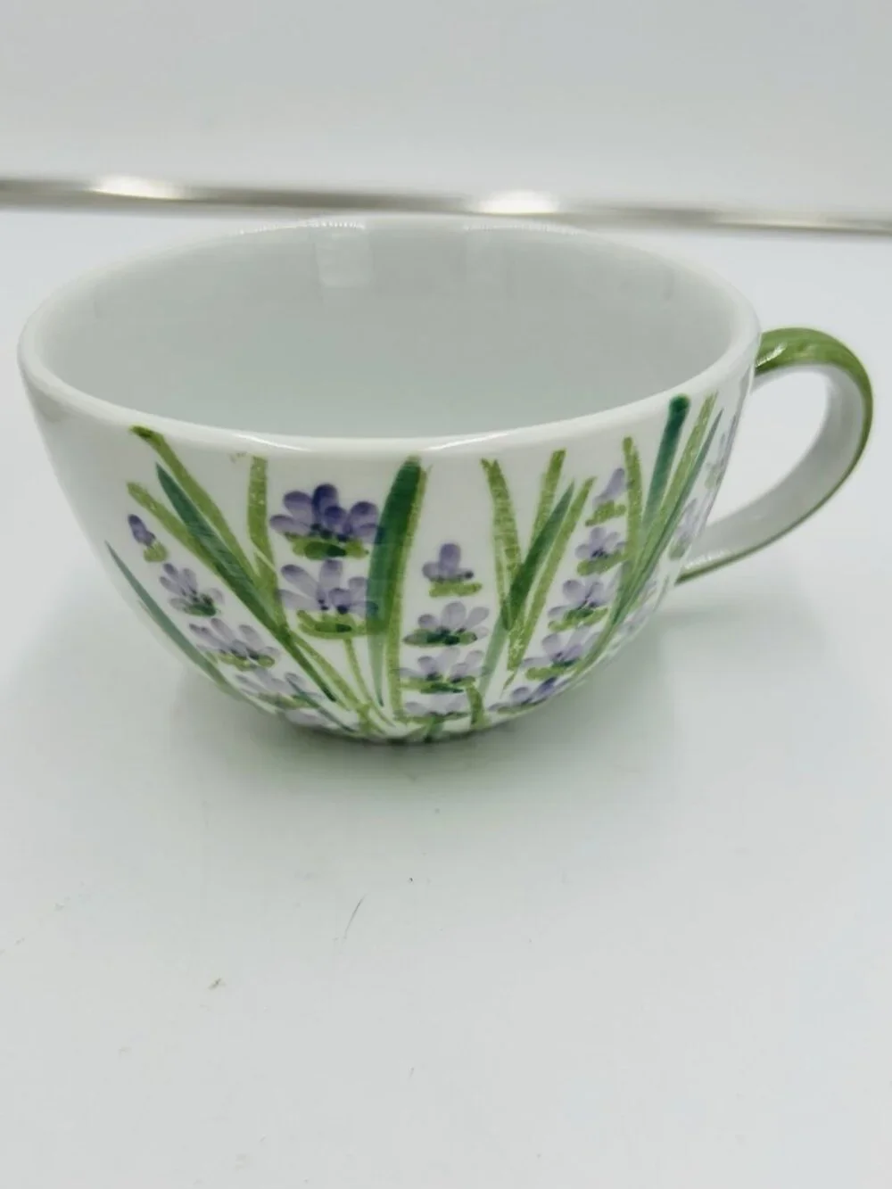 Andrea by Sadek Lavendar Stackable Tea for One Set Teapot Teacup Saucer